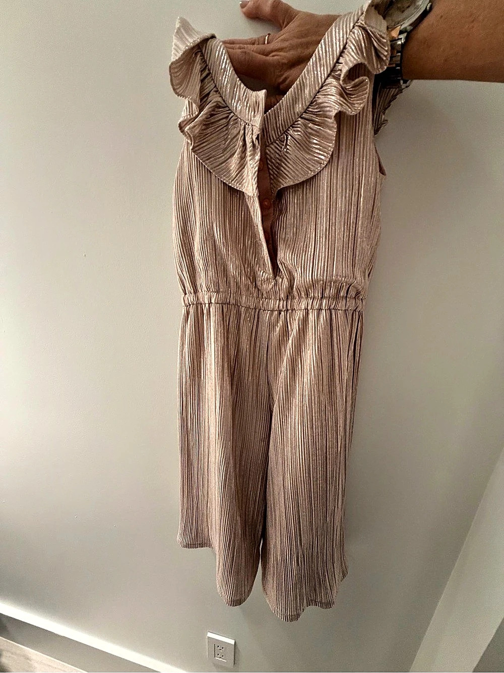 Kids Gold Romper - Like New - Picture 4 of 4